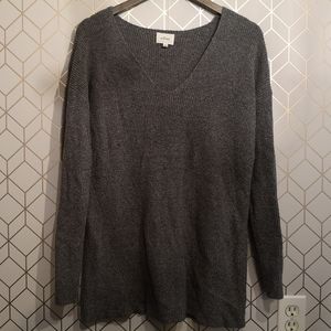 Wilfred long v-neck sweater